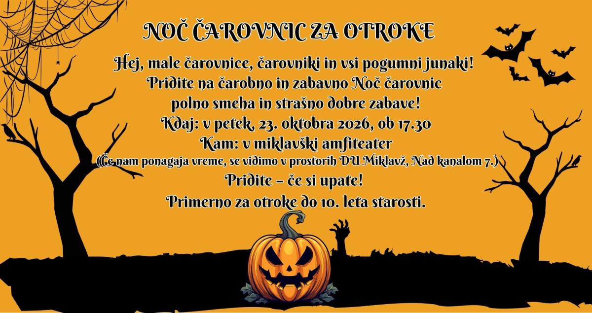 NOČ ČAROVNIC 2026